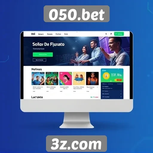 Interface do usuário do site 050.bet e usabilidade